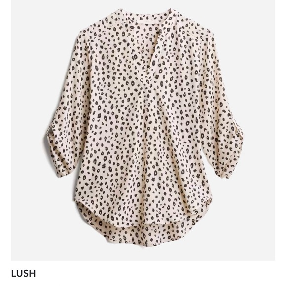 Lush women’s animal print top, size 2x, like new - Picture 4 of 4